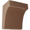 Ekena Millwork 5 1/4"W x 4"D x 6"H Clarksville Wood Vintage Decor Bracket, Weathered Brown BKTWD05X04X06CVBR - alternate 1